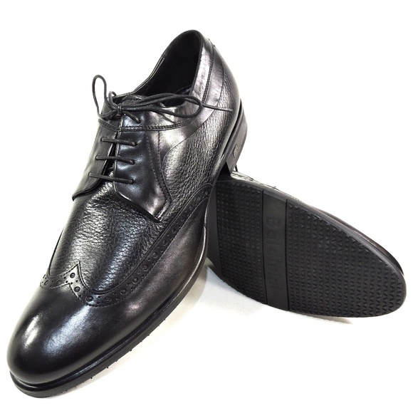 BALDININI ?? MEN\'S BLACK SOFT LEATHER COMFORT OXFORD SHOES main image 7